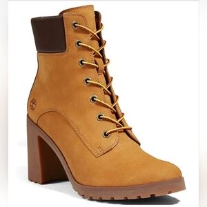 Timberland Brown Tan Heeled BootsTimberland Allington Nubuck Leather 6.5